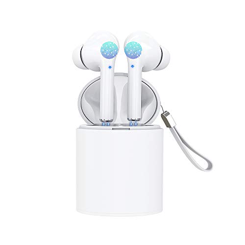 True Wireless Earbuds TWS Bluetooth Headphones in-Ear Stereo Earphones Built-in Microphone Rechargable Wireless