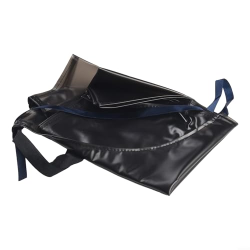 ZYNCUE Oily Messes No More Delantal impermeable de PVC negro diseñado para trabajos de cocina (M, 100 x 65 cm), como se muestra en la imagen., M 100*65cm