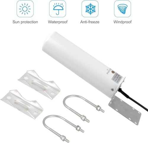 Nelawya 4G LTE Antenna High Gain 10-12dBi Long Range Outdoor Antenna with SMA Male/TS9 Connector Aerial for Netgear Nighthawk M1 MR1100 Version MiFi Mobile Hotspot TP-LINK HUAWEI 4G LTE Router - Image 3
