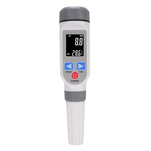 Kit de test de pH complet avec stylo testeur pH électronique étanche pour examen agroalimentaire