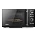 Toshiba Black Microwave 25Liter 900W Digital Microwave Oven With Origin Inverter, Chef Defrost, 10 Power Levels, 7 Auto Menus, Clock &Timer, Easy Clean, Perfect for 10'' Pizza, MW3-AM25PFI(BK)