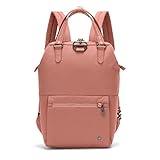 Pacsafe Citysafe CX 11L Anti Theft Mini Backpack - Fits 13' Laptop, ECONYL Rose