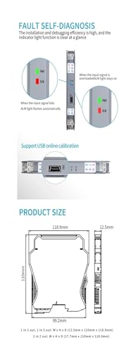 Convertisseur analogique 4-20mA 0-10V pour stabiliser les mesures des capteurs