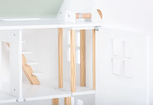 Puppenhaus mit Gartenmöbeln 'Femke' von PINOLINO, 7-TLG. Zubehör – Bild 6