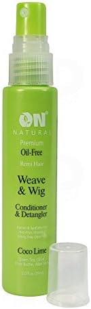 On Organic Natural Premium Oil-Free Weave & Wig Conditioner & Detangler Coco Lime 2 oz