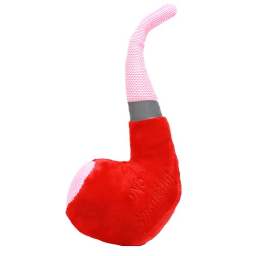 Kapmore Brinquedo de animal de estimação para dentição: cachimbo de tabaco decorativo para cães, mas