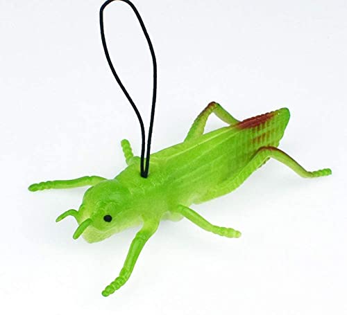 Jjlfresheners 10 Pcs Plastic Grasshoppers Insect Figures Toys, Fake Bugs Simulation Locust Insects Model Soft Fake Grasshopper Bugs Kids Toy Green #TOP3