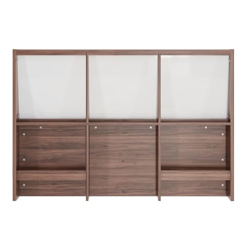 Image of Wakefit Bed | 3 Yr Warranty | Bed Queen Size, Comes with Storage Box, Noise-Free, Density: 680-750 kg /m, Termite & Borer Resistant, Fits Mattresses Up to 8 inches (Gibeon 78 x 60 - Columbian Walnut)