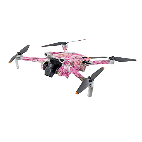 Image of MightySkins Carbon Fiber Skin Compatible with DJI Mini 3 - Bed of Roses | Protective, Durable Textured Carbon Fiber Finish | Easy to Apply | Made in The USA