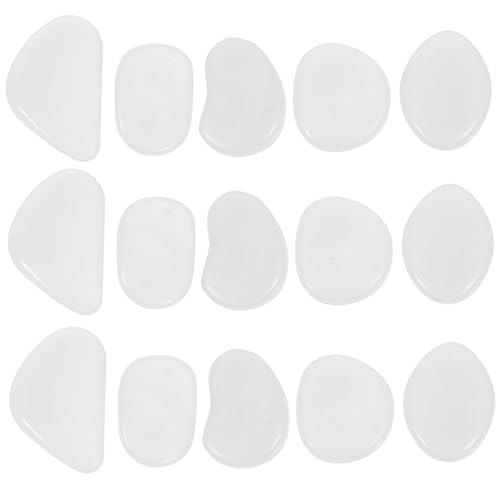 CAXUSD 200 Stück Leuchtende Kieselsteine aus Harz