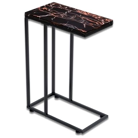 SG Traders C Shaped Side Table for Living Room Cover