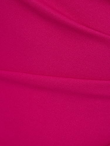Image of Adrianna Papell Stretch Crepe Side Ruched Dress with Pearl Trim Sleeves