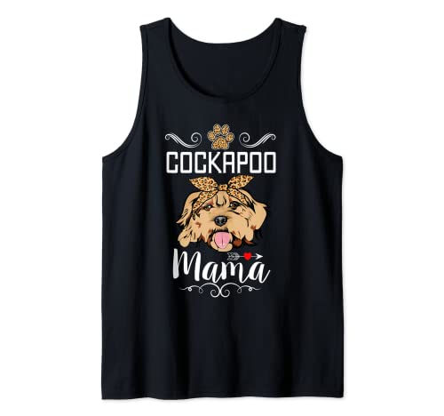Cockapoo Mama Dog Lover Puppy Dog Mom Funny Mothers Day Camiseta sin Mangas