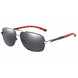 HDCRAFTER Polarized Sunglasses for Men UV400 Protection Lenses Metal Frame