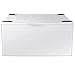 SAMSUNG 27-Inch Washer Dryer Pedestal Stand w/ Pull Out Laundry Storage Drawer, Stainless Steel, WE402NW/A3, White