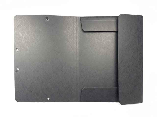 BIGO Original A4 Black Folder with Elastic Strap, Pack of 10, 330 g/m2, Standard Style, A4 Size, Black Color, 320 x 235 mm - Image 3