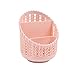 Ouniman Plastikowy organizer na kosmetyki do makijażu, koszyk, uchwyt na długopisy, przybory biurowe, siatka do przechowywania, artykuły pa, sorter do domu, łazienki, kuchni, biura, akademika, (różowy)