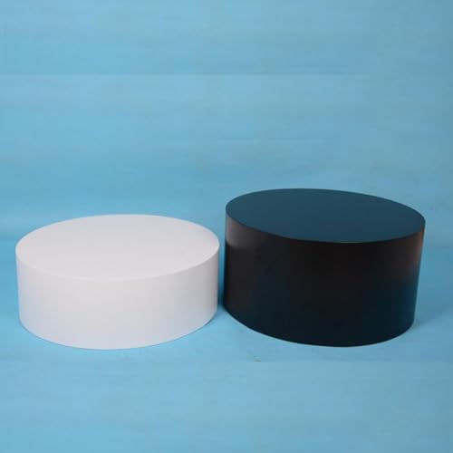 Socle d'exposition rond 60cm, base noire pour modèles 3D et fêtes - 8