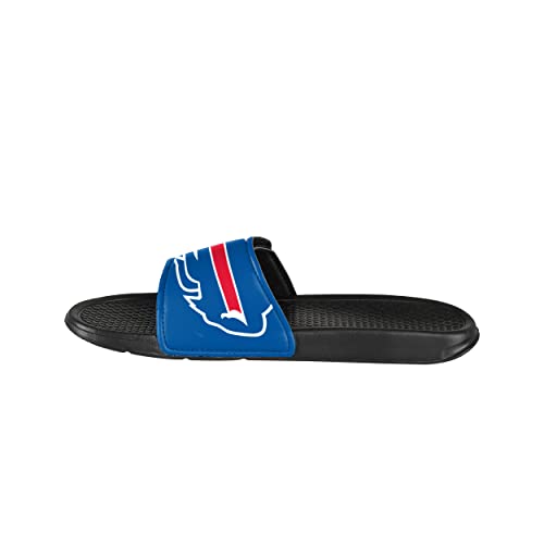 Image of FOCO mens NFL Team Cropped Big Logo Shower Sport Slide Flip Flop Sandals