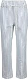 drykorn damen hose find sommerliche Hose in Blau-Weiß