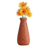Design artisanal chaleureux : avec des détails méticuleux sculptés et fabriqué à partir de matériaux naturels, ce vase en bois sert de superbe accent décoratif pour la maison, apportant sophistication et attrait terreux aux entrées ou coins chauds de votre maison.