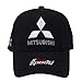 Produktbild SANNITOU Baseball Cap Herren und Damen Verstellbare Baseballkappe für Mitsubishi Einheitsgröße Sonnenmütze Basecap mit Auto-Logo,OneSize-Black