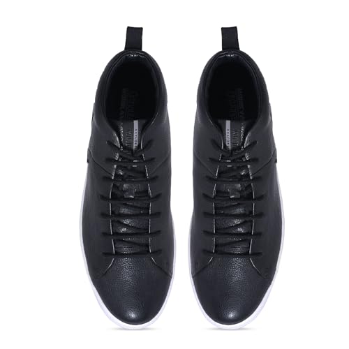 Image of Woodland Men Black Casual Sneakers