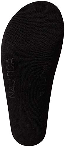 Nautica Mens 10 Pack Moisture Control Solid Dress Socks, Black Marled, Size Shoe Size: 6-12.5