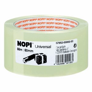 Preisvergleich Produktbild Nopi Packband 50mm x 66m PP transparent