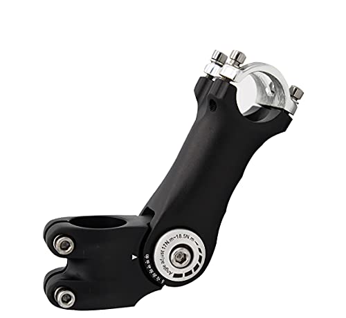 Tuntrol Bicycle 25.4 125Mm Adjustable Stem, 0~60 Degree Adjustable Forged Aluminum Alloy Stem For Mtb Mountain Bike, City Road Bike, Cycling Accessories #TOP9
