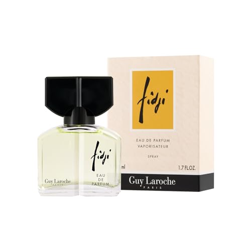 Guy Laroche Fidji Eau de Parfum, Perfume para Mujer, Fragancia Flora, Limpia y Refrescante, Con Jacinto, Clavel y Pachuli, 50ml