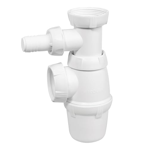 Wirquin SP3223 Siphon d'évier classique ⌀40 mm...