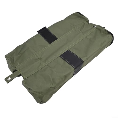 Honseadek Borsa per ombrelli in tessuto Oxford, resistente, per uso esterno, anti vento, gazebo, stabile, design a doppio tubo, base portatile per patio (verde)