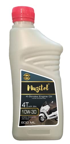 Image of Engine Oil 10W30 Sn Centistokes for Honda Honda Activa 6G Scooty-Scooter (800 Millilitres Multi-Colored Pack of 1)