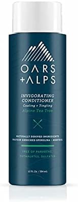 Oars + Alps Men's Sulfate Free Hair Conditioner, Infused with Witch Hazel and Tea Tree Oil, Alpine Tea Tree, 12 Fl Oz