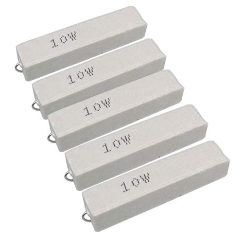 5pcs 15 ohm 15RΩJ 10 watt Axial Ceramic Cement Power Resistor 10W