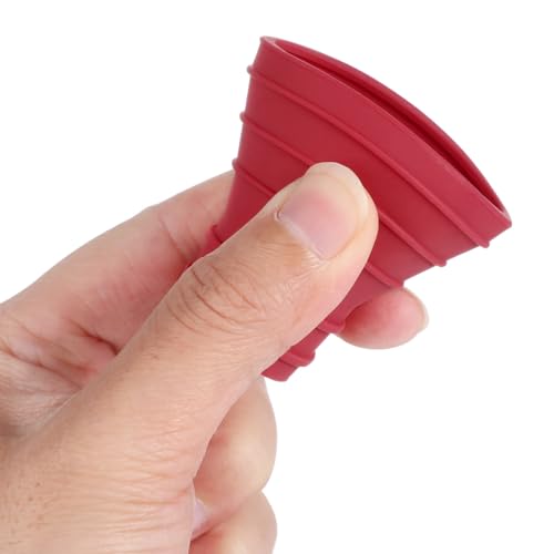 NUOBESTY Golf Pick-up Suction Cup Grabber Rubber Golf Ball Retriever Picker Upper for Putter Tool Accessories (Red) - Thumbnail 3
