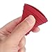 NUOBESTY Golf Pick-up Suction Cup Grabber Rubber Golf Ball Retriever Picker Upper for Putter Tool Accessories (Red)