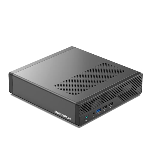 MINISFORUM MS-01 Mini Workstation Intel Core i9-13900H (vPro Enterprise Support) 32GB DDR5 1TB SSD Mini PC,2x 10Gbps SFP+/2x 2.5G RJ45/2x USB4/HDIM/1x PCIe4.0x16 slot/Support 3x M.2 2280/22110/U.2 SSD