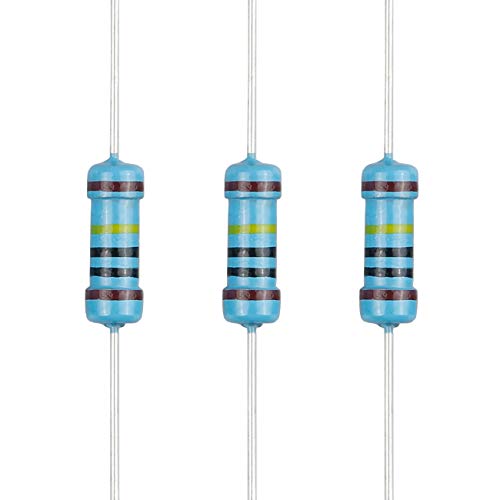 Edgelec [E5P013] 1M OHM / 0.5W / ±1% 100Pcs 1M Ohm Resistor 1/2W (0.5Watt) ±1% Tolerance Metal Film Fixed Resistor cover