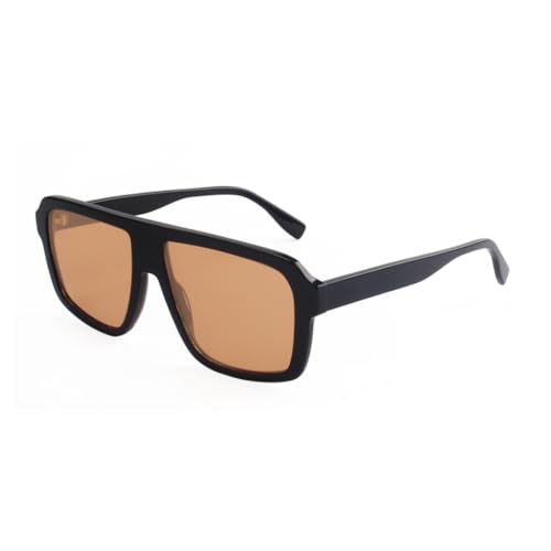 Lunettes de soleil en acétate haut de gamme et verres UV400 unisexes