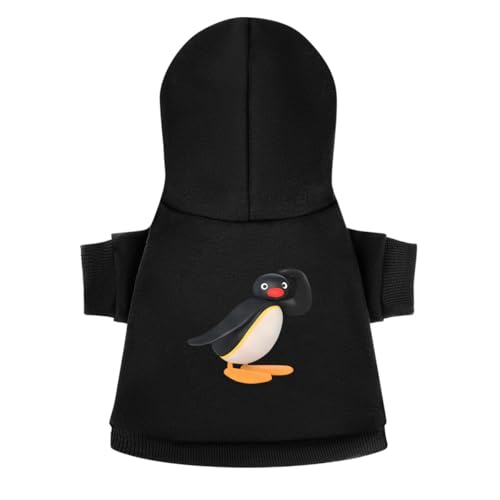 ピングー キャラクター ペンギン 犬服 犬の服 ペット服 ペットウェア 犬猫洋服 秋冬 ドッグウェア フード付き パーカー おしゃれ かわいい 柔らか 一体型 お出掛け用 お散歩 脱毛保護 スポーツ服 快適 仮装 通気 人気 部屋着 犬用 猫 小型犬 中型