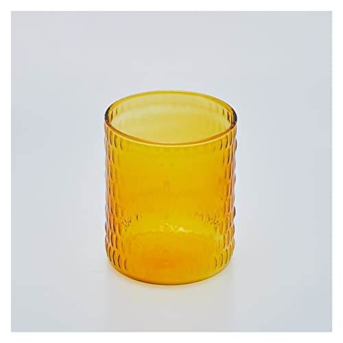 Tazas modernas drinkware de color ámbar para sobremesas y cenas 2