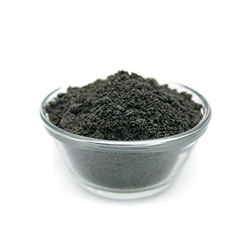 ROM AMERICA Black Sesame Seed Powder 검정깨가루 | No Additives, No Sugars, No Filler | For Delicious Drinks, Desserts, Baked Goods - 16oz (Pack of 1)