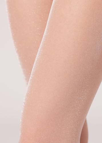 Woman's Nude Sparkle tights4