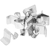 Conception multifonctionnelle : convient à une large gamme d’applications, notamment les armoires et les vitrines, ce qui en fait un choix polyvalent pour divers besoins de rangement. clip de fixation, clips métalliques pour étagères d’armoires