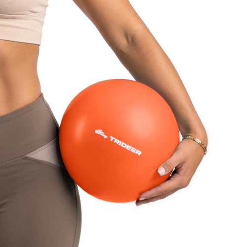 Image of Trideer 9 Inch Pilates Ball with Inflation Straw, Small Exercise Yoga Ball
