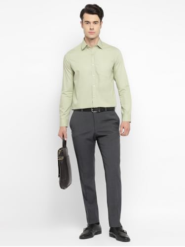Image of Allen Cooper Solid Shirts for Men - 100% Cotton Comfort Fit Casual and Formal Shirt - Breathable, Soft, Classic Style (Multiple Colors)