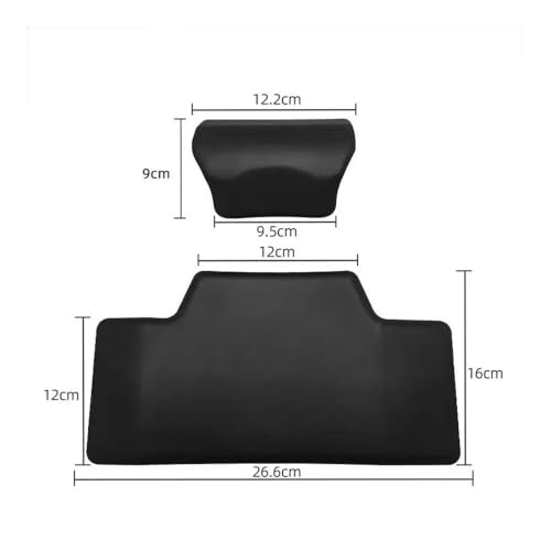 Dossier coussin passager moto universel en finition noire mate - 2