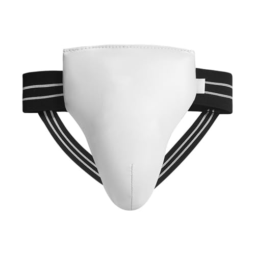 CHENZILIN Man Taekwondo Groin Guard Abdominal Crotch Protector Kids Art Groin Protector for Boxing Training